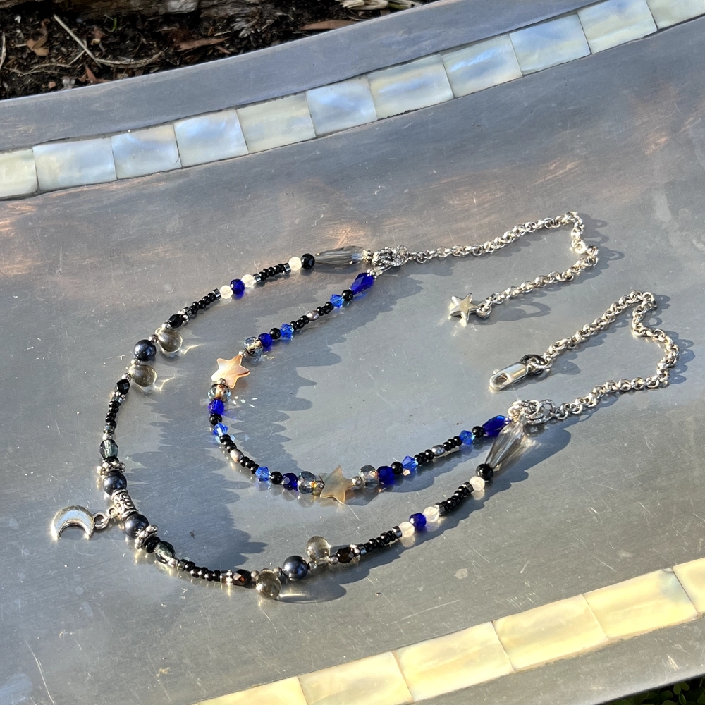 ☆Collection I Dual Moon necklace